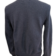 Pull Col V POLO Ralph Lauren Bleu Marine 100% Laine d'Agneau - Taille L / M