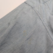 Chemise Wrangler Bleue Fines Rayures 100% Coton Manches Longues Taille XL