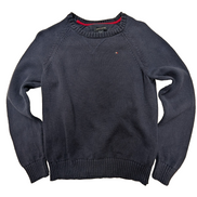 Pull Tommy Hilfiger vintage bleu marine garçon taille M (8-10 ans)