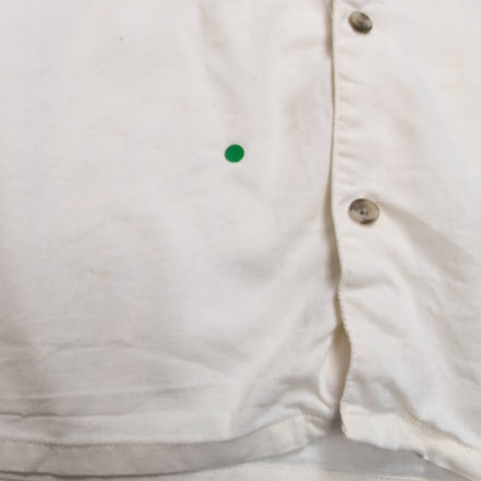 Chemise Old Navy L Crème Coton Lin Rose's California USA Imprimée mch courtes