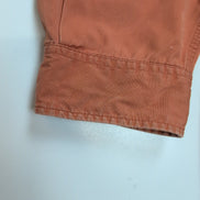 Chemise Carhartt Vintage Orange Patinée Manches Longues XXL