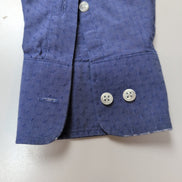 Chemise Tommy Hilfiger Homme Taille M/L Bleue Stretch Coton Micro Motif