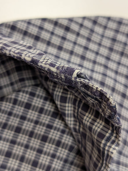 Chemise Polo Ralph Lauren Shirt L XL Carreaux Bleu Marine Button Down Logo