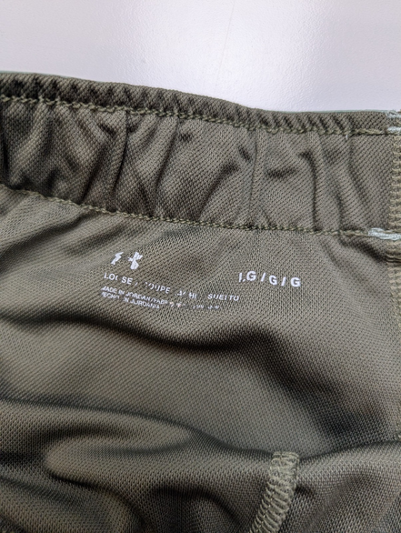 Short de sport Under Armour Kaki - Femme Taille L