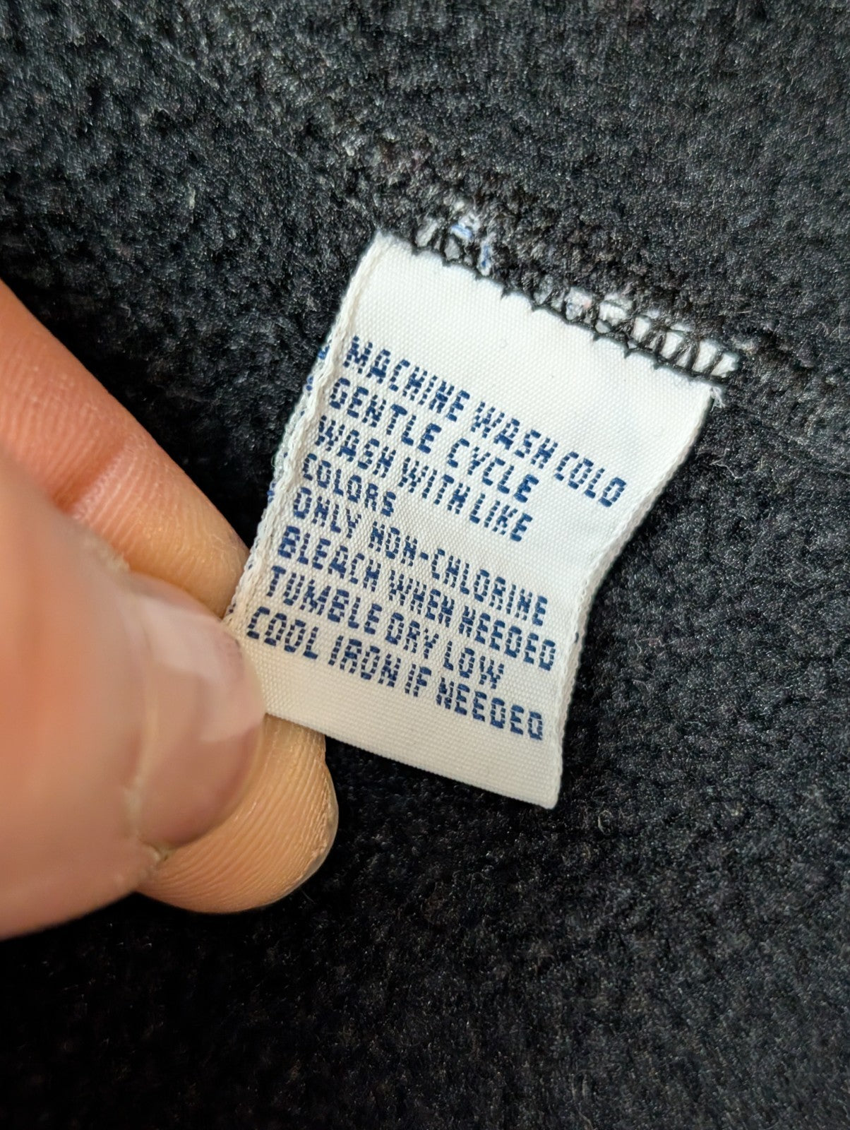 Polo Ralph Lauren Veste Polaire Noire Zippée XL Doublure Chaude