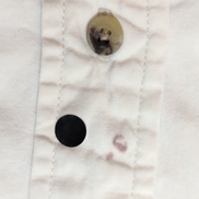 Chemise Pendleton L Blanc Cassé Coton Logo Brodé Une Poche Rare