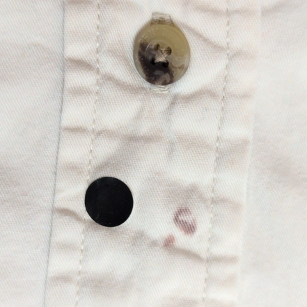 Chemise Pendleton L Blanc Cassé Coton Logo Brodé Une Poche Rare
