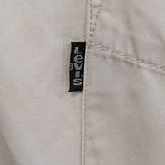 CHEMISE LEVI'S Coton Blanc Cassé Crème L/G Homme Vintage Poche
