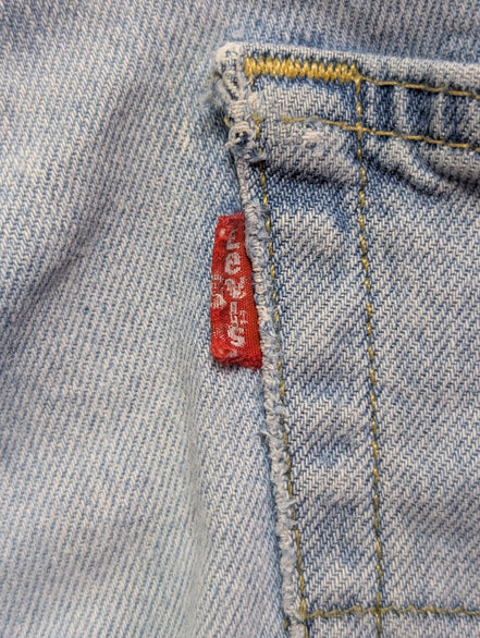 Jean Levi's 511 Homme Vintage Bleu Clair W31 L30 Denim Slim Fit Stretch Pantalon