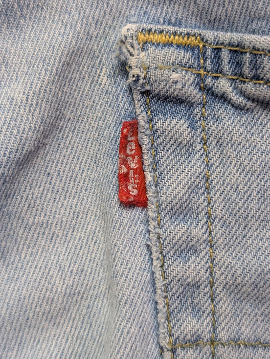 Jean Levi's 511 Homme Vintage Bleu Clair W31 L30 Denim Slim Fit Stretch Pantalon