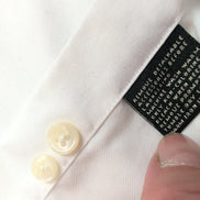 Chemise Lauren Ralph Lauren 2XL blanche Classic Fit coton unie manches longues