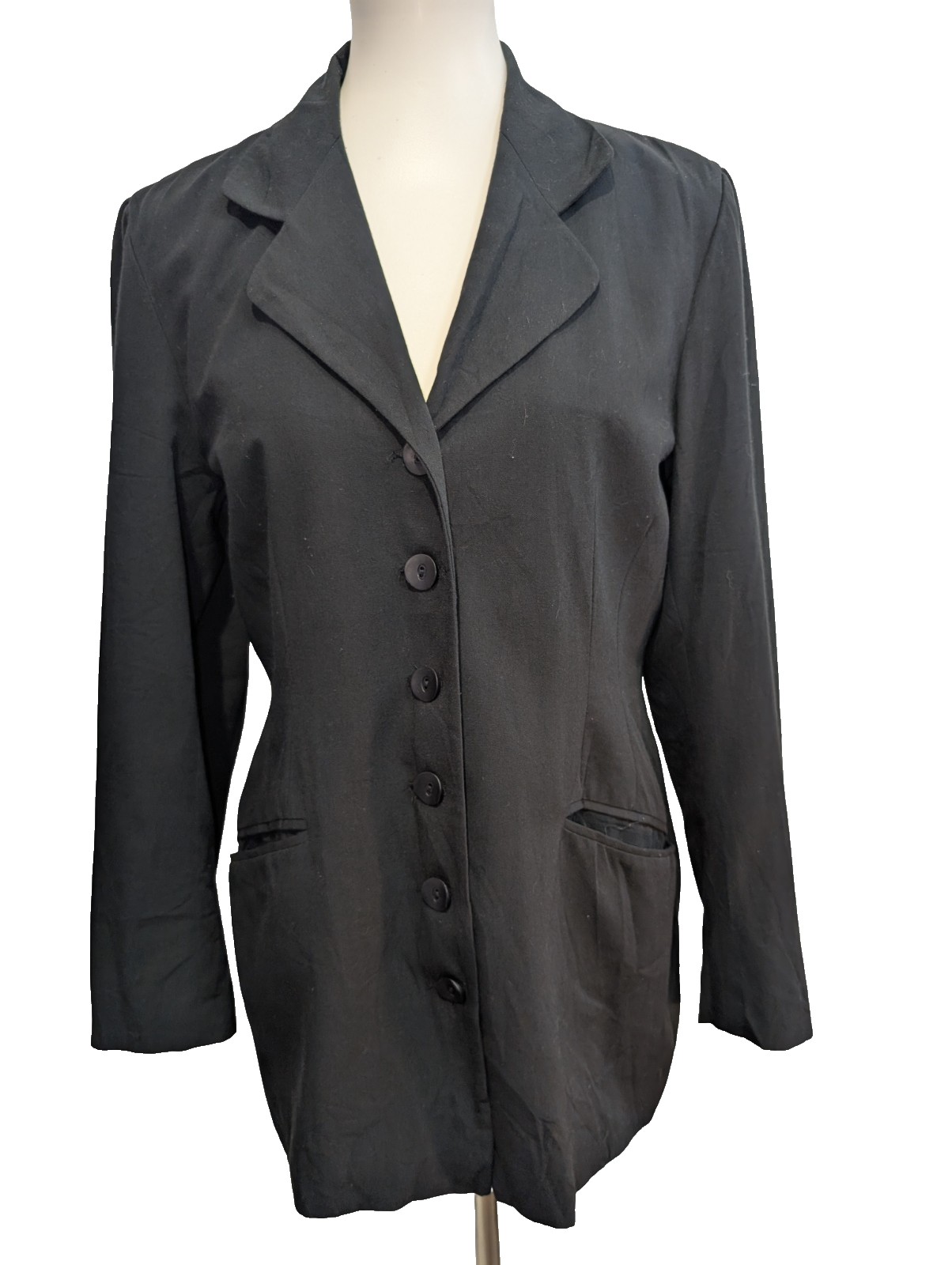 Veste Blazer femme Rebecca Sheldon New York Noir Taille S
