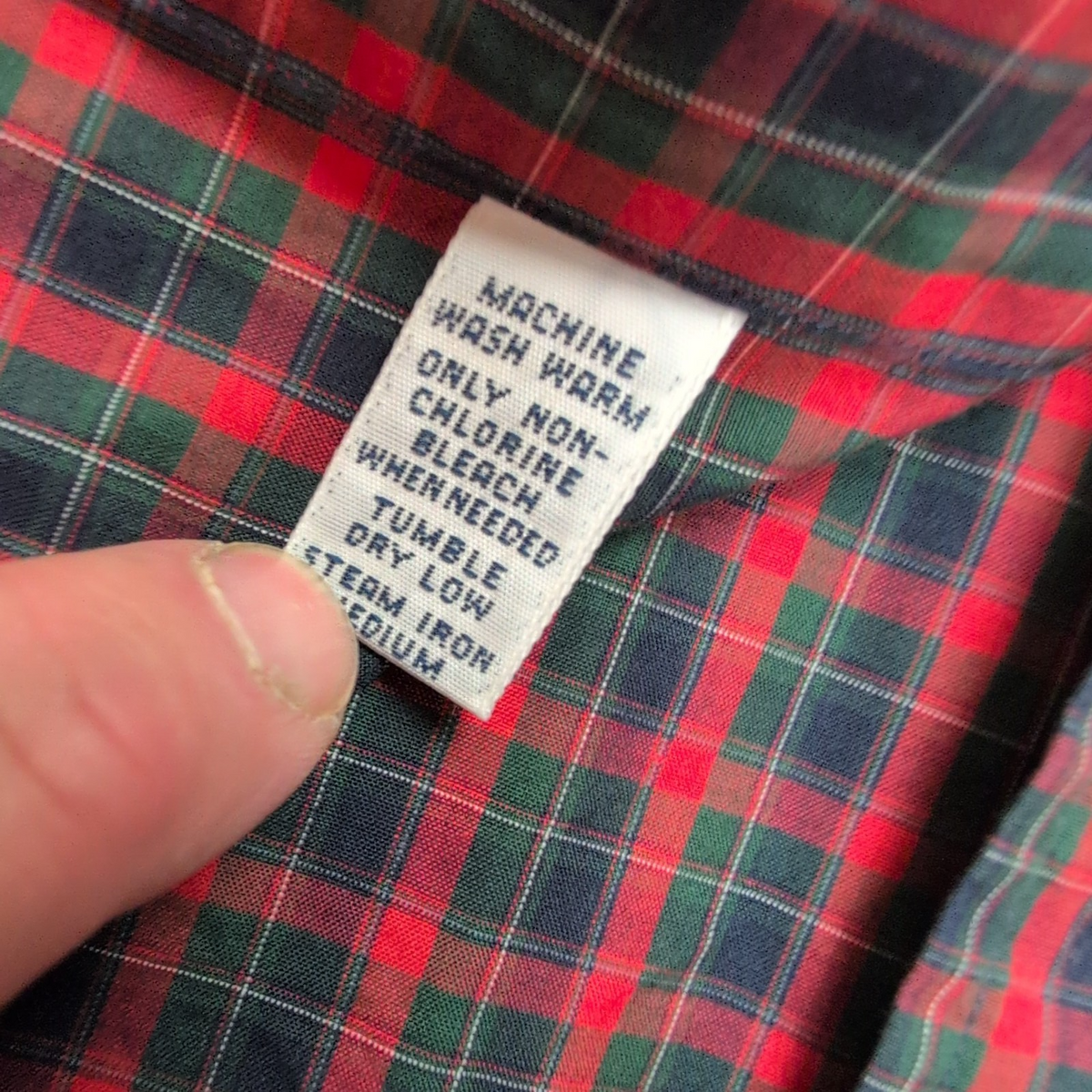 Chemise Polo Ralph Lauren Estate Rouge L XL Two Ply Cotton Carreaux Sans Logo
