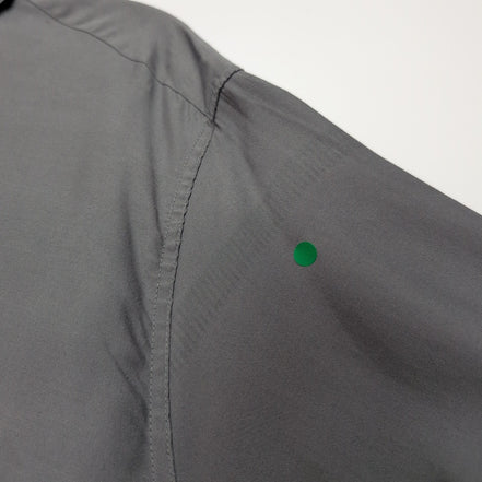Chemise Ingram Made in Italy L Gris 100% Viscose Neuve Sans Étiquette
