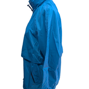 Veste Coupe-Vent Eddie Bauer Bleue Femme Taille M Blouson Outdoor avec Capuche