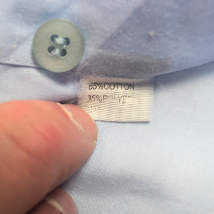 Chemise Giorgio Armani Manches Courtes Bleu Ciel - Taille L/XL (voir mesures)