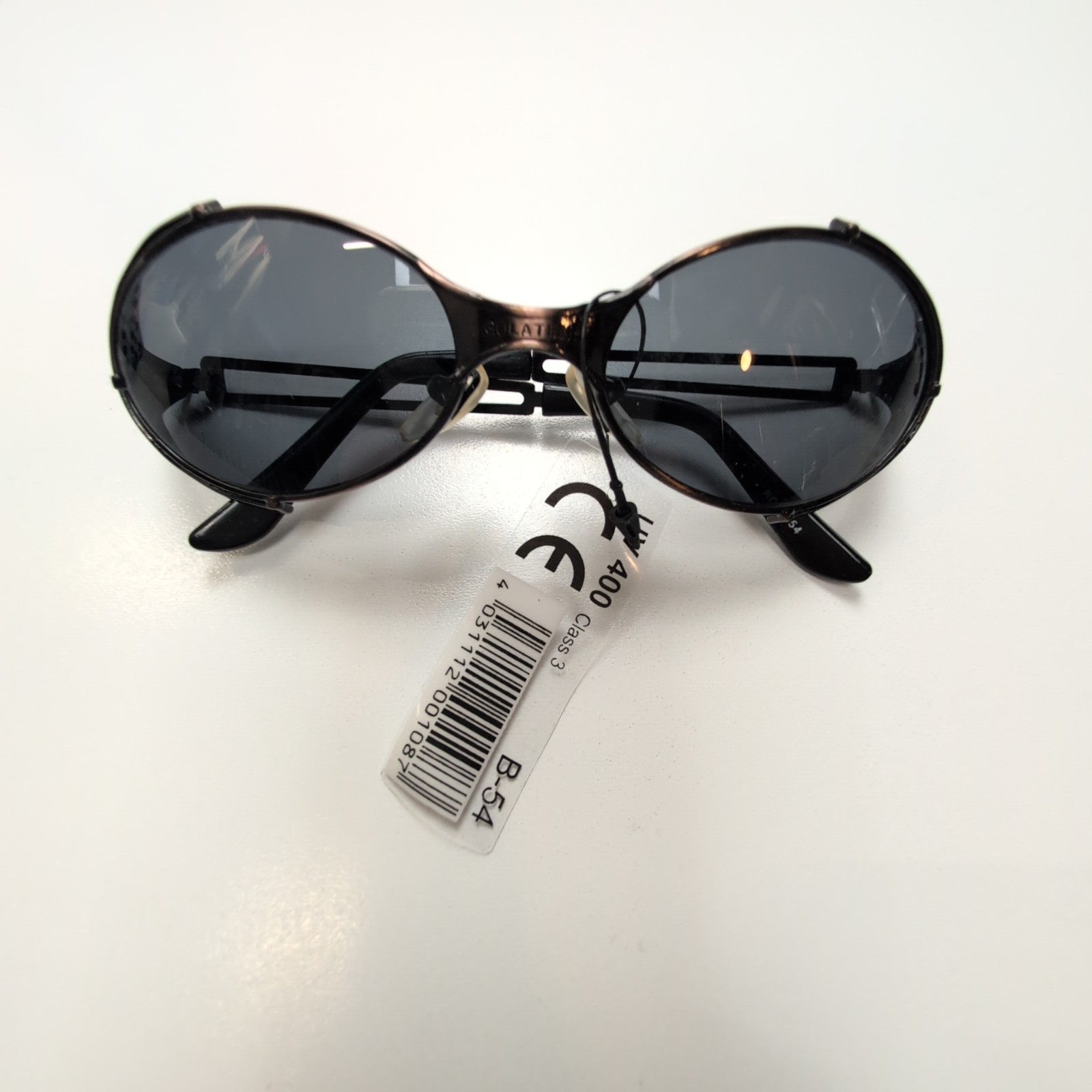 Lunettes de soleil Y2K Branche large Bronze Chrome Style Vintage Steampunk