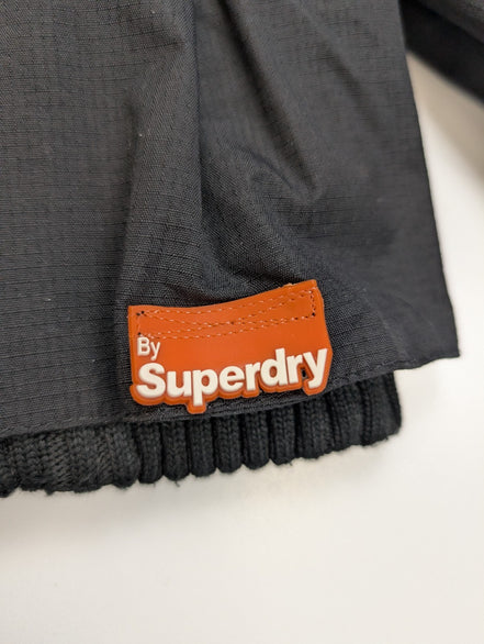 Blouson veste zippée à capuche Superdry femme Artic noire taille XL 14b