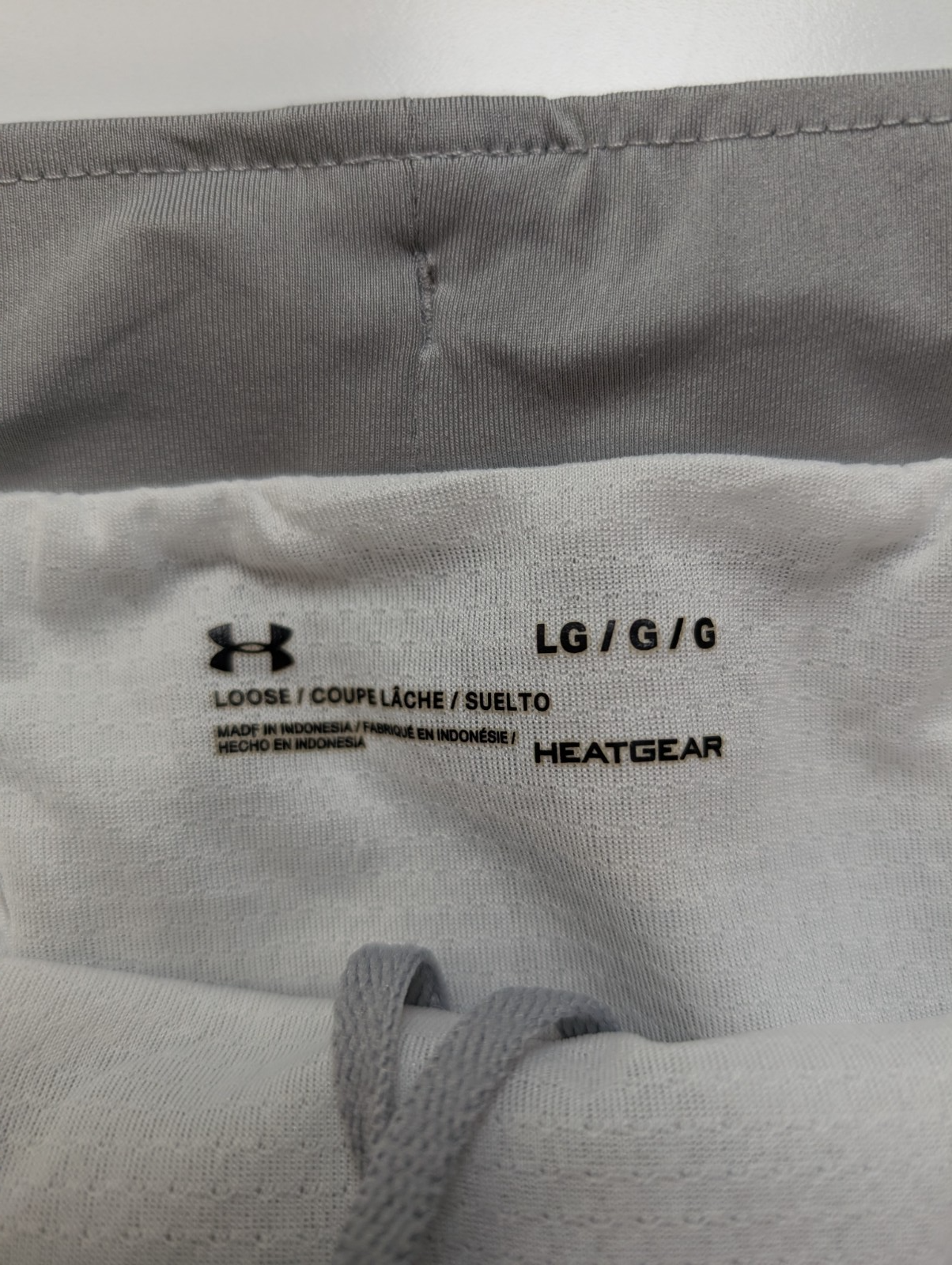 Short Under Armour HeatGear Gris avec Doublure - Femme Taille L