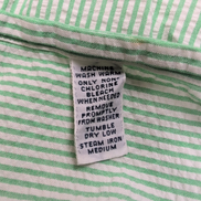 Chemise Ralph Lauren XL Verte Rayures Manches Courtes Classic Fit BD Shirt