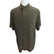 Chemise hawaïenne KÜHL älf Clothing ROCK taille L kaki 67% Tencel rayonne