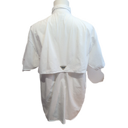 Chemise COLUMBIA PFG Homme XL Blanche Manches Courtes 4 Poches Texas A&M
