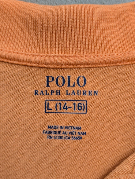 Polo manches courtes Polo Ralph Lauren enfant garçon 14-16 ans orange L