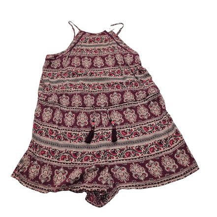 Combishort d'été American Eagle M Bordeaux Cachemire Coton Viscose
