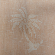 Chemise Hawaïenne Campia Rayon Orange Pâle Motifs Palmiers - Taille M