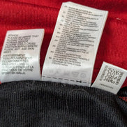 Veste de survêtement Adidas Rouge Taille L (Taille grand - Mesures réelles)
