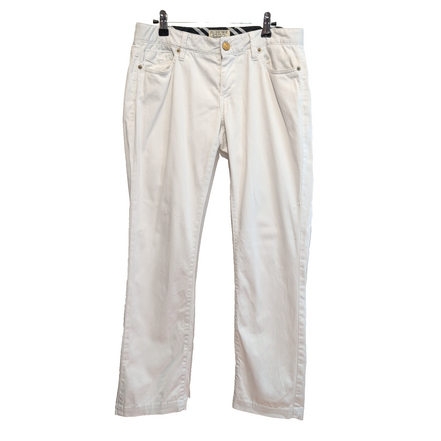 Pantalon Chino Polo Ralph Lauren Blanc Stretch 5 Poches Taille 29x34