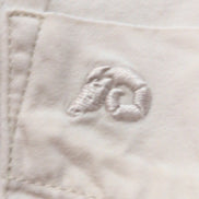 Chemise Pendleton L Blanc Cassé Coton Logo Brodé Une Poche Rare