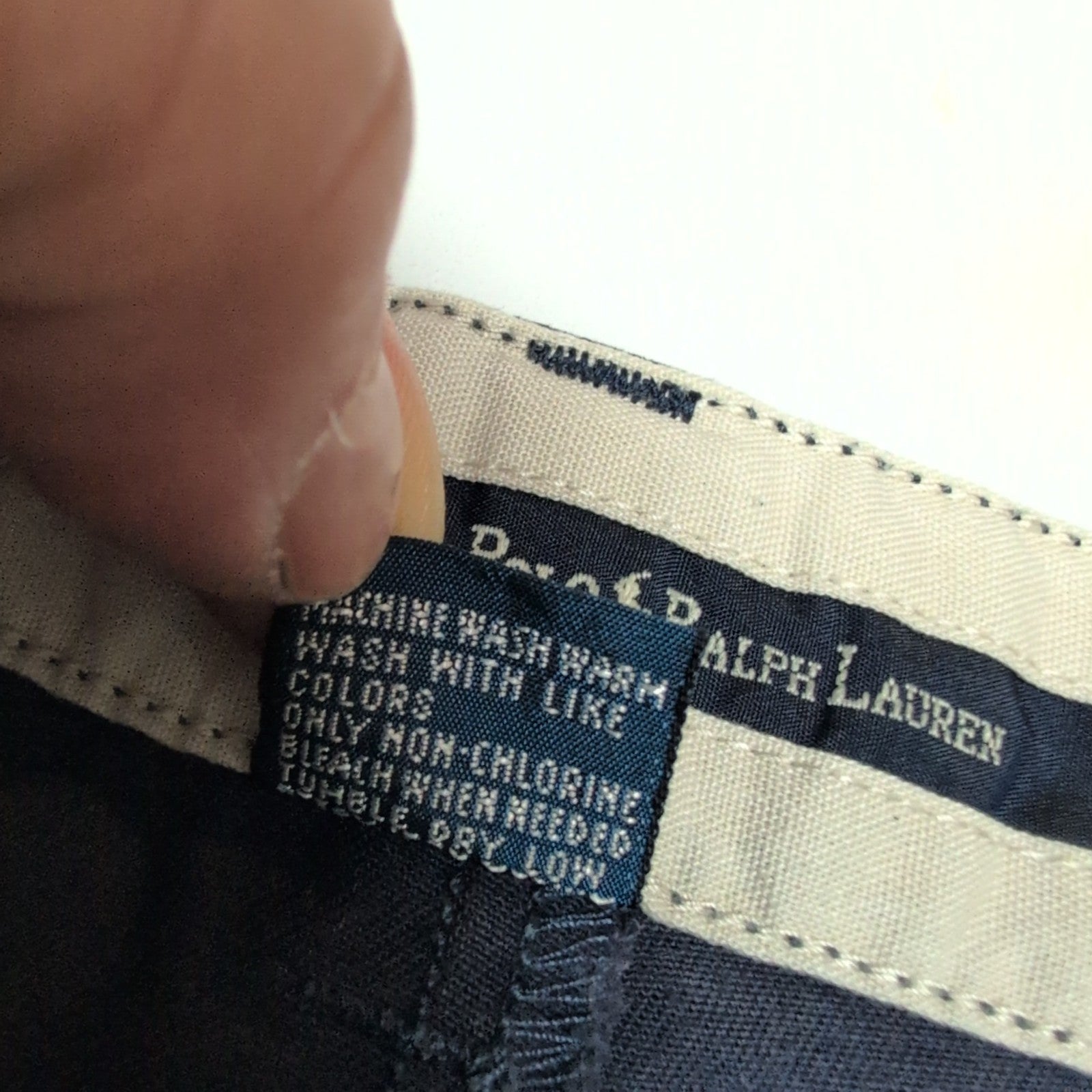 Pantalon chino Polo Ralph Lauren bleu marine taille W36xL30 FR46 #24cr