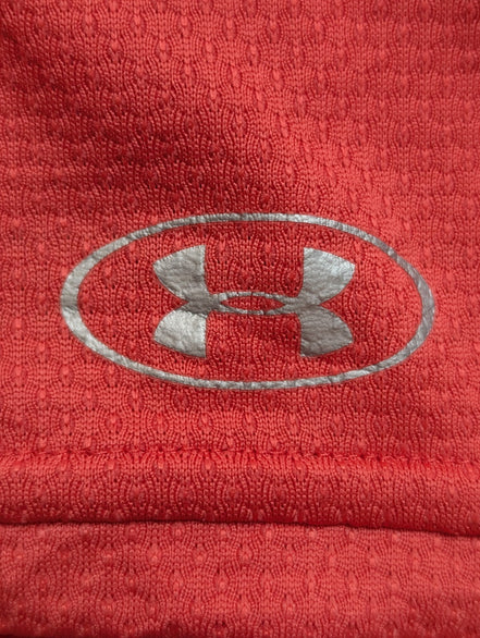 T-shirt de Sport Under Armour HeatGear Femme Corail Taille XL