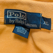 Polo manches courtes Polo Ralph Lauren XL orange pêche logo bleu coton