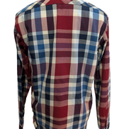 Chemise Levi's à Carreaux Bordeaux Bleu Marine et Blanc - Taille M