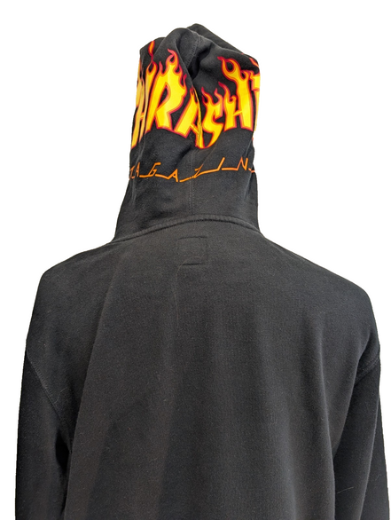 Sweat à Capuche Vans x Thrasher Magazine Noir - Logo Brodé - Taille M
