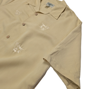 Chemise hawaïenne jaune brodée Caribbean Soul taille XL