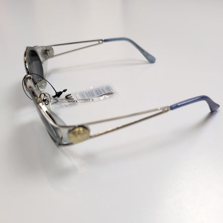 🦁 Lunettes de soleil Y2K Double Branche Lion Sculpté Doré et Chrome