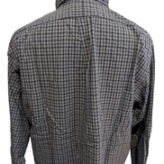 Chemise Polo Ralph Lauren Shirt L XL Carreaux Bleu Marine Button Down Logo