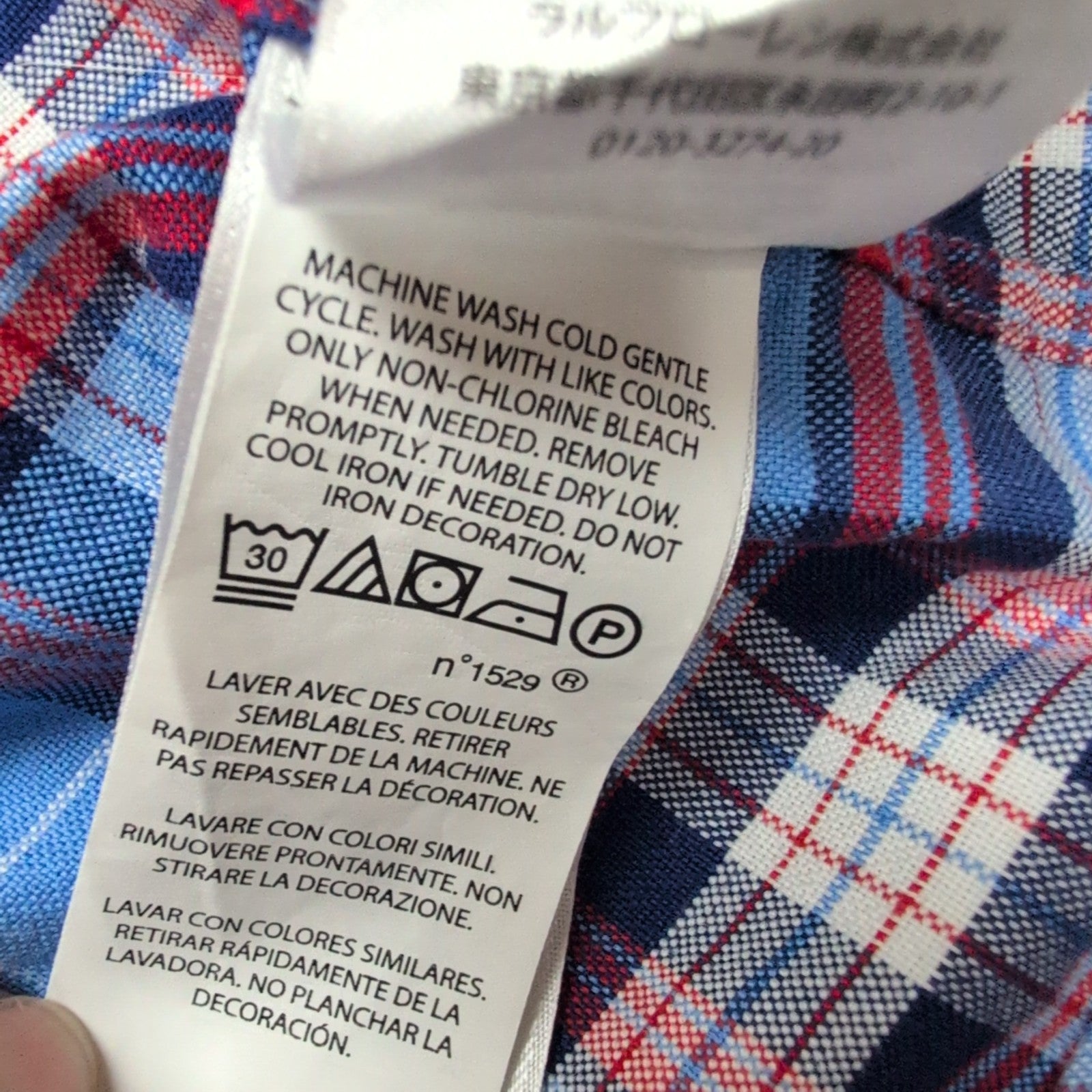 Chemise Ralph Lauren 2XL Big XXL 3XL Bleu Blanc Rouge Logo Marron QR Code