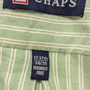 Chemise Chaps verte à rayures taille XXL #234msch