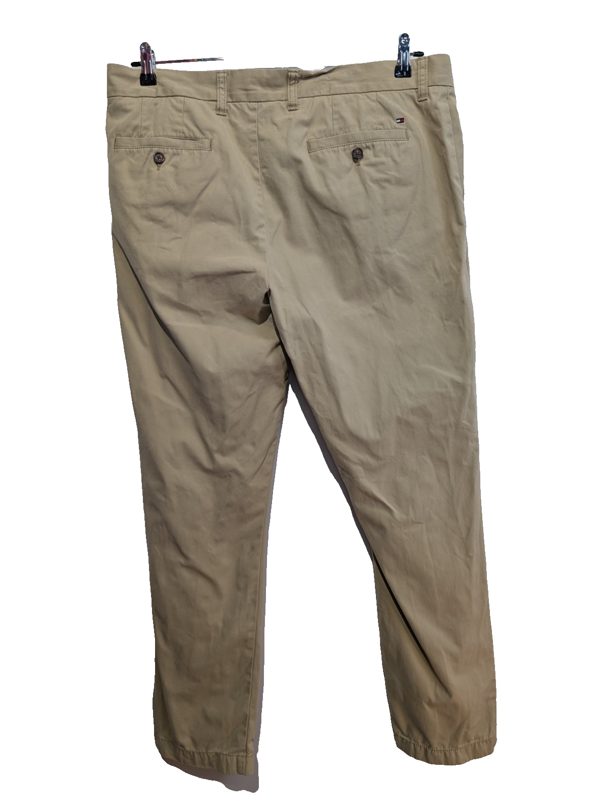 Pantalon Chino TOMMY HILFIGER Beige 🍂 Taille W36 L32 🍂 Coupe Taylor Regular