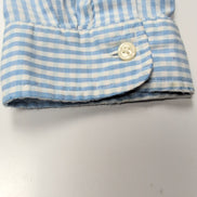 Chemise Polo Ralph Lauren XXL Blake Bleue Carreaux 100% Coton Logo Bleu Marine