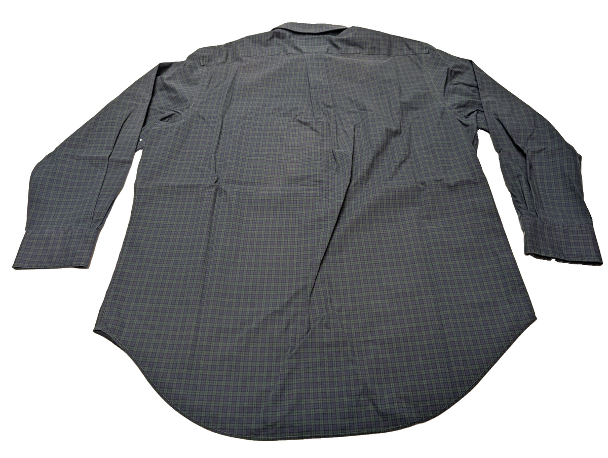 Chemise Lauren Ralph Lauren XL carreaux vert bleu violet shirt button down