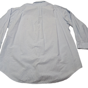 Chemise Ralph Lauren bleue petits carreaux logo marine taille XL #2444