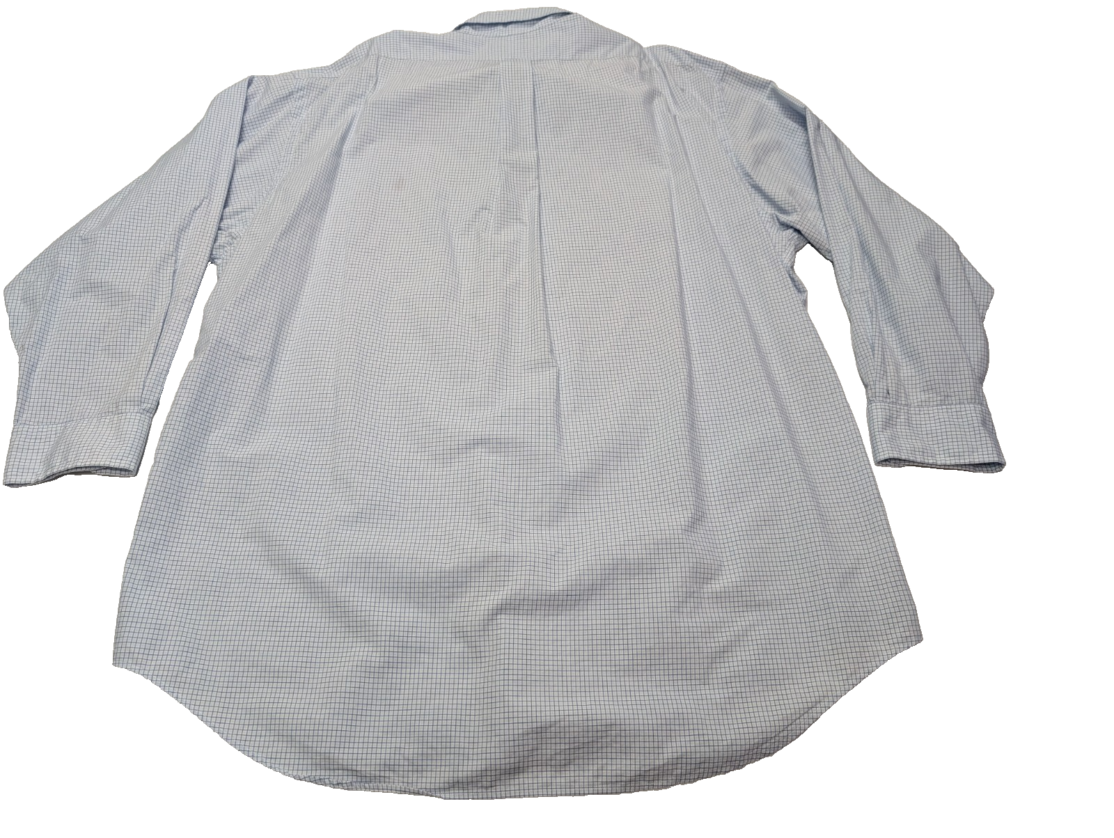 Chemise Ralph Lauren bleue petits carreaux logo marine taille XL #2444