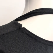 Haut Femme SELECT Taille 38 Noir Manches Longues Col Croisé Dos Nu