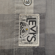 Chemise Levi's Western Carreaux Crème et Noir - Pressions Translucides - T.L