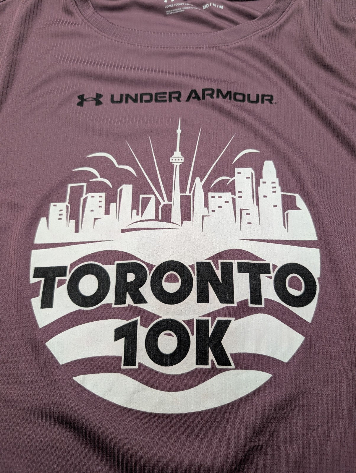 T-shirt de Sport Under Armour Violet Toronto 10000 Femme Taille M